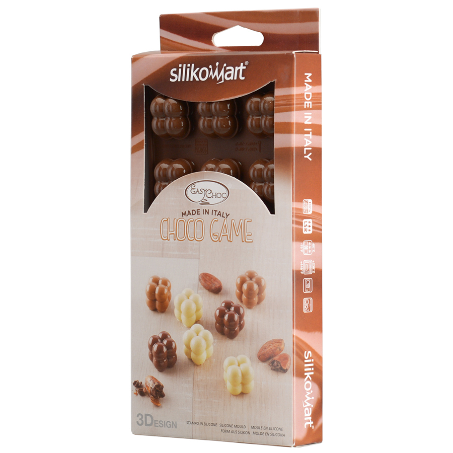 22.151.77.0165 Форма для приготовления конфет choco game 11 х 24 см силиконовая Silikomart  - Вид №12