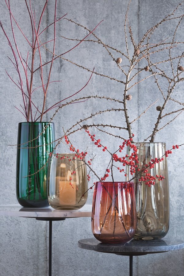 Ваза forest 23 см бежевая LSA INTERNATIONAL ДИЗАЙНЕРСКИЕ 253433 Бежевый  - Вид №1