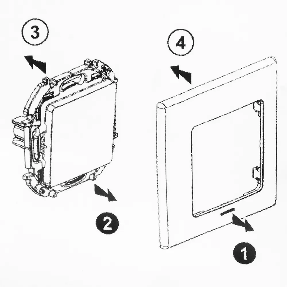 LEXMAN LILIAN - Декоративная рамка для розеток, 2 поста, цвет Титан 86761646 STLM-1357006 - Вид №4