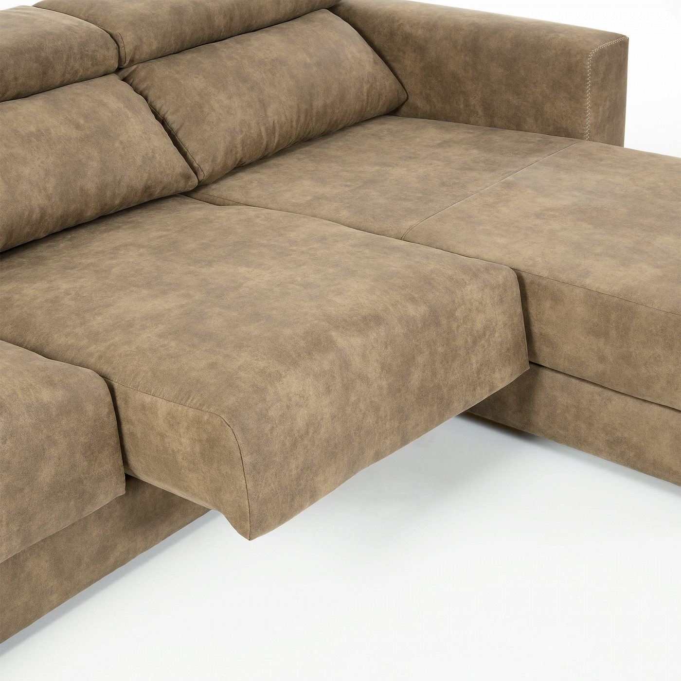 054402 Диван 3-х местный Singapore с шезлонгом коричневый La Forma Atlanta - Вид №6