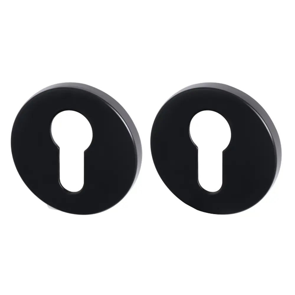 Накладка под цилиндр Armadillo ET.R.URS52 BL-26, ЦАМ, цвет черный STLM-2003508