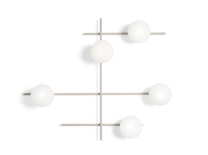 Светодиодный опал металл и стекло настенный / потолочный светильник