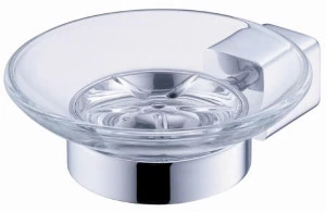 JUSTIME Настенная стеклянная мыльница Mark 6909-21-80cp