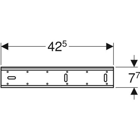 554.980.00.1 Комплект траверс и анкеров для крепления к стене Geberit Geberit  - Вид №2
