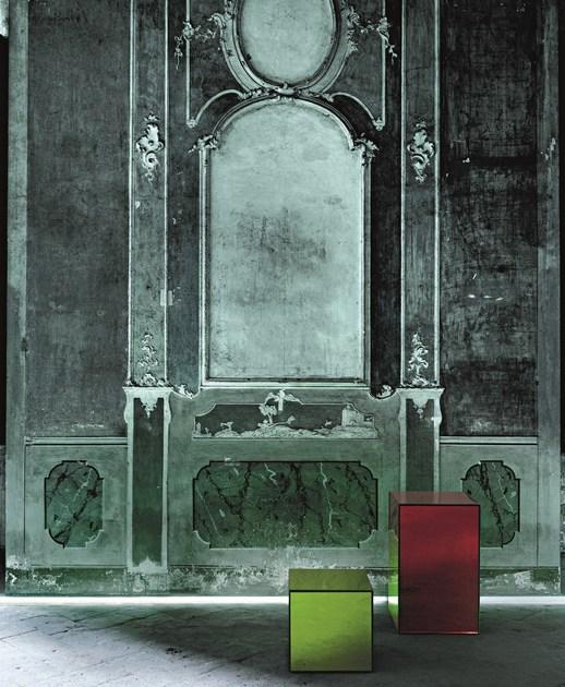 Glas Italia Светящийся журнальный столик на колесиках sun-id-1391267 - Вид №1