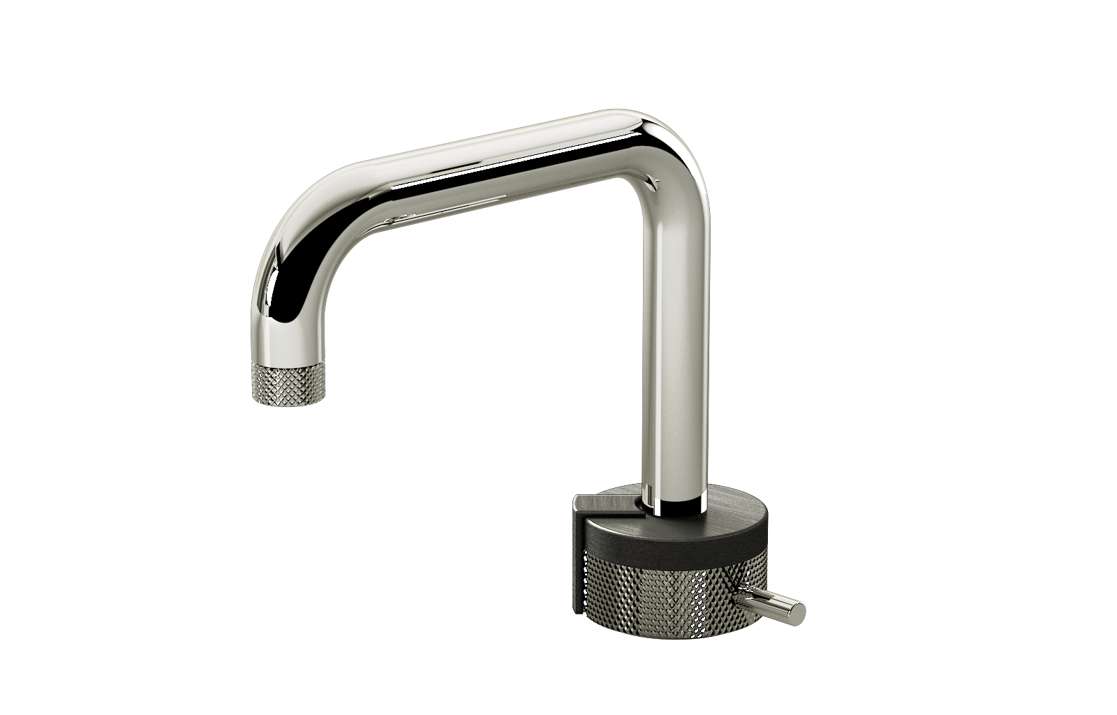 E-11500-R1BOX-L2BOX-PC Однорычажный прогрессивный смеситель для раковины - излив 15,3см GRAFF MOD+