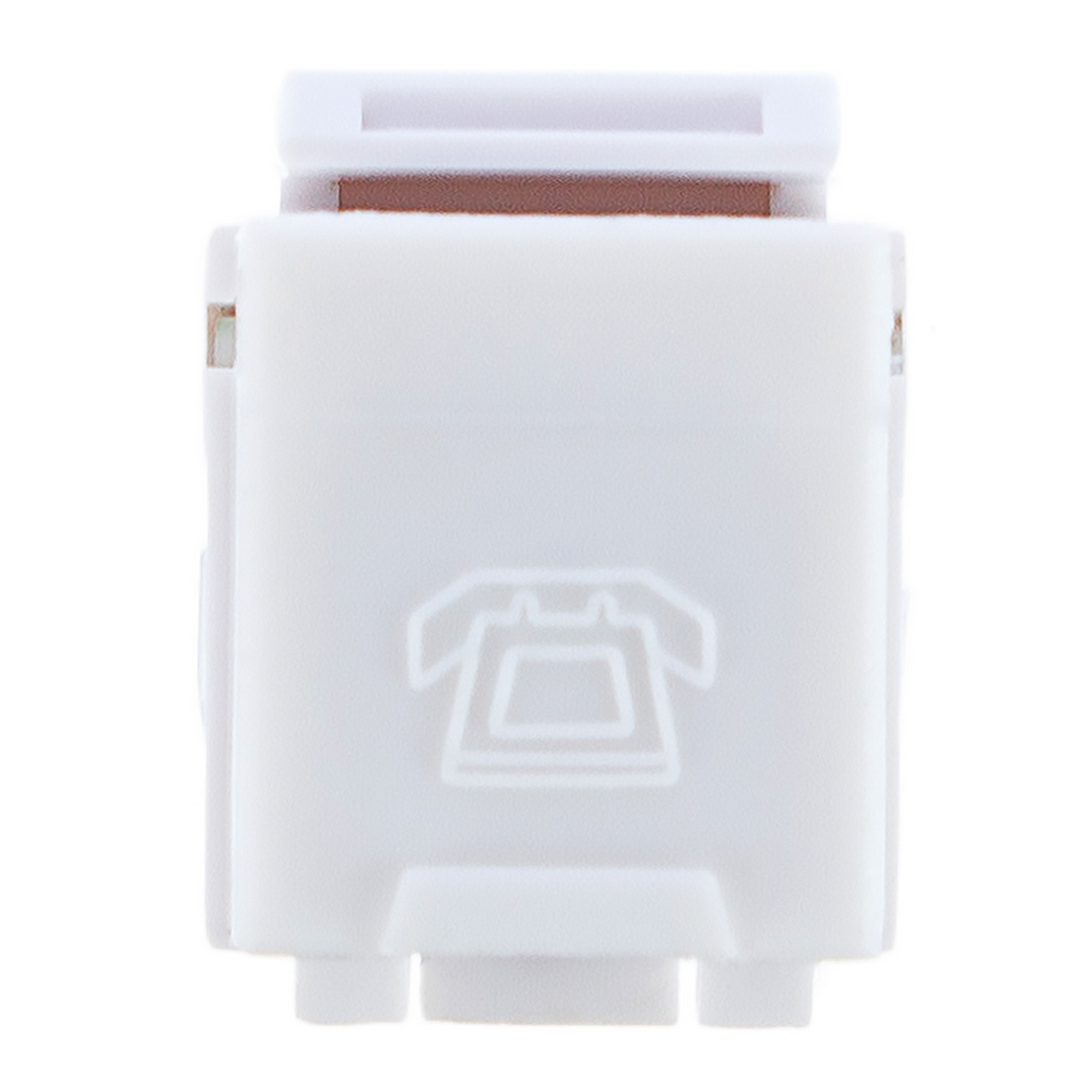 13581414 Телефонная розетка для кабель-канала RJ11 цвет белый LK45 STLM-0003448 LK STUDIO 