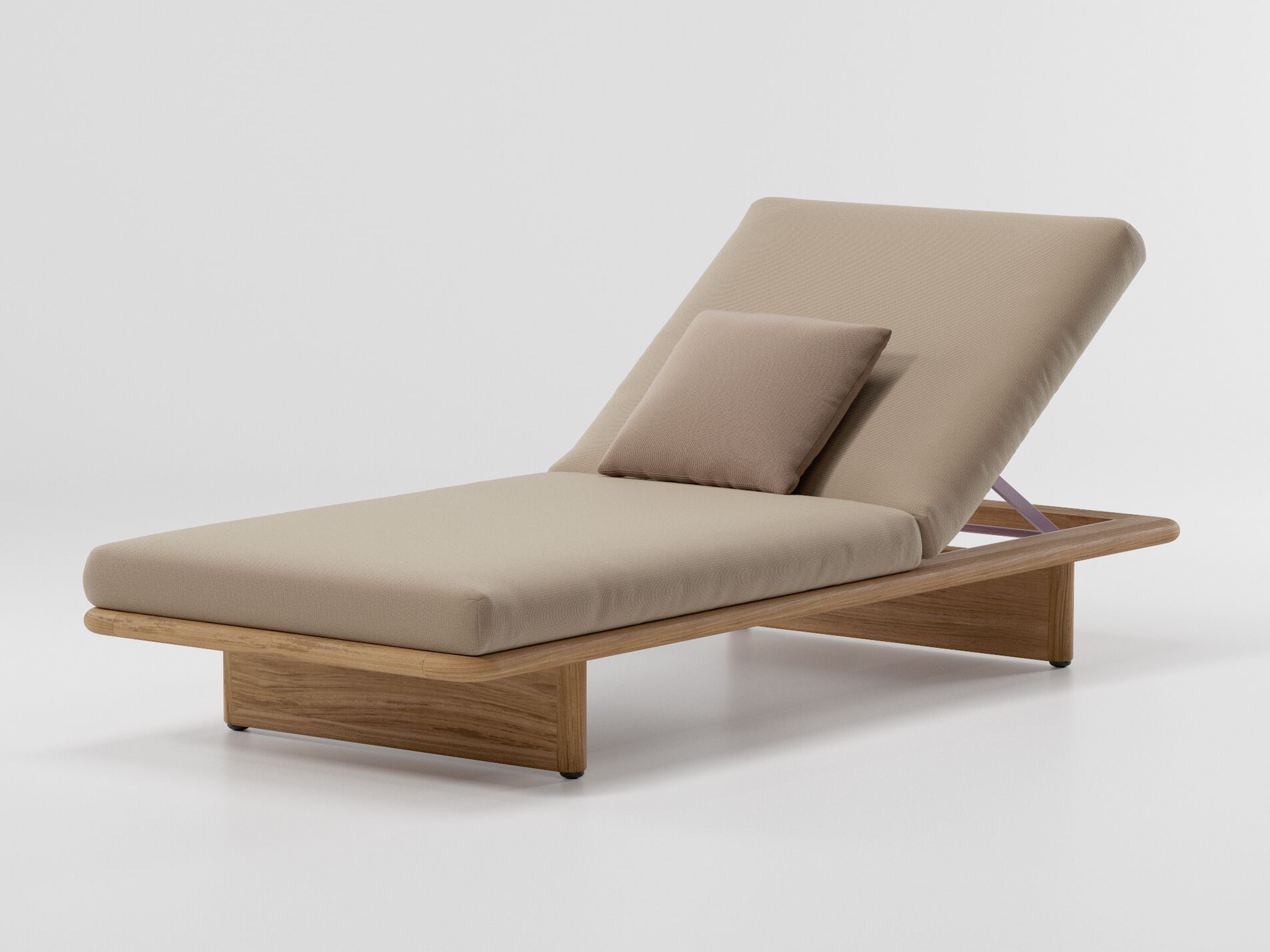 Садовая кровать с откидной спинкой из ткани Kettal сетка ARCH-00086436