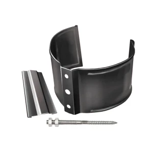 Хомут трубы ПВХ Grand Line крепление на камень цвет RAL7024