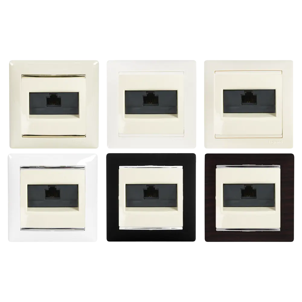 Компьютерная розетка Legrand Valena Classic RJ45 для сетевых подключений 82380091 STLM-0025945 - Вид №1
