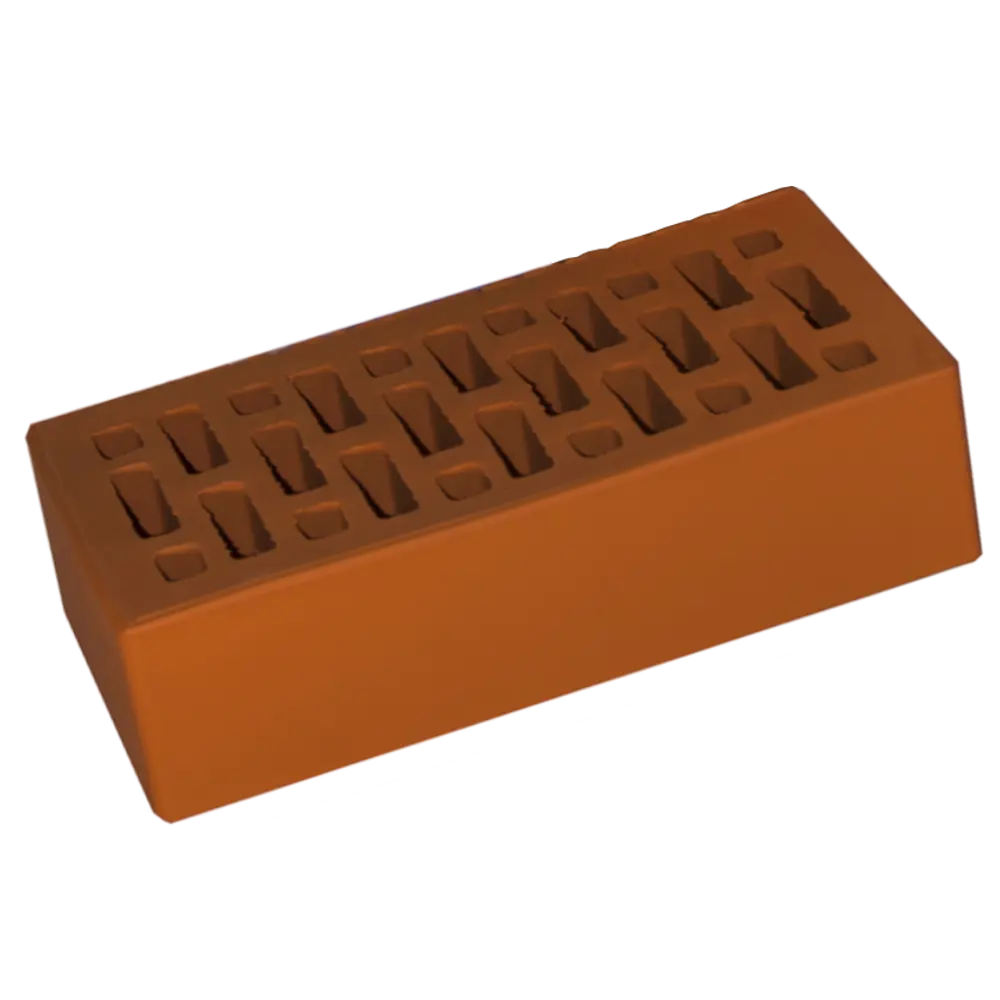 Кирпич облицовочный Новомосковск М150 красный гладкий 250x120x65 мм 1 НФ Terracotta STLM-2184463