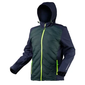 Куртка Neo Tools Premium Softshell темно-синяя/зеленая размер S рост 178 83304076 STLM-2154114