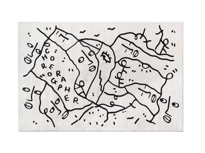 Прямоугольный тканевый ковер Qeeboo Linescapes ARCH-00011459