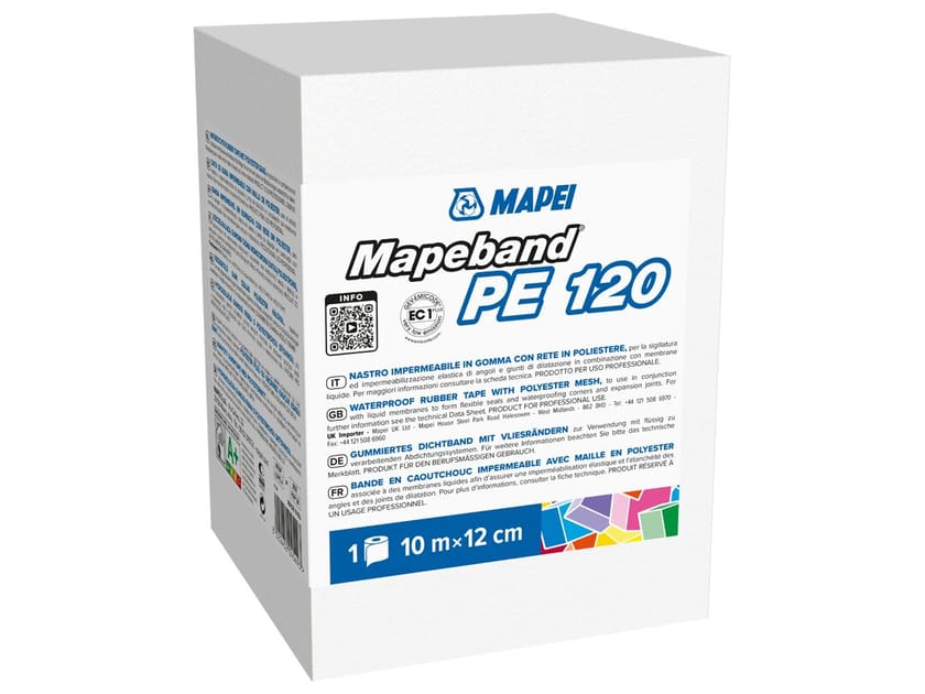 Лента ПВХ для гидроизоляционных систем с жидкими мембранами MAPEI герметизация и гидроизоляция стыков и фитингов ARCH-00000939