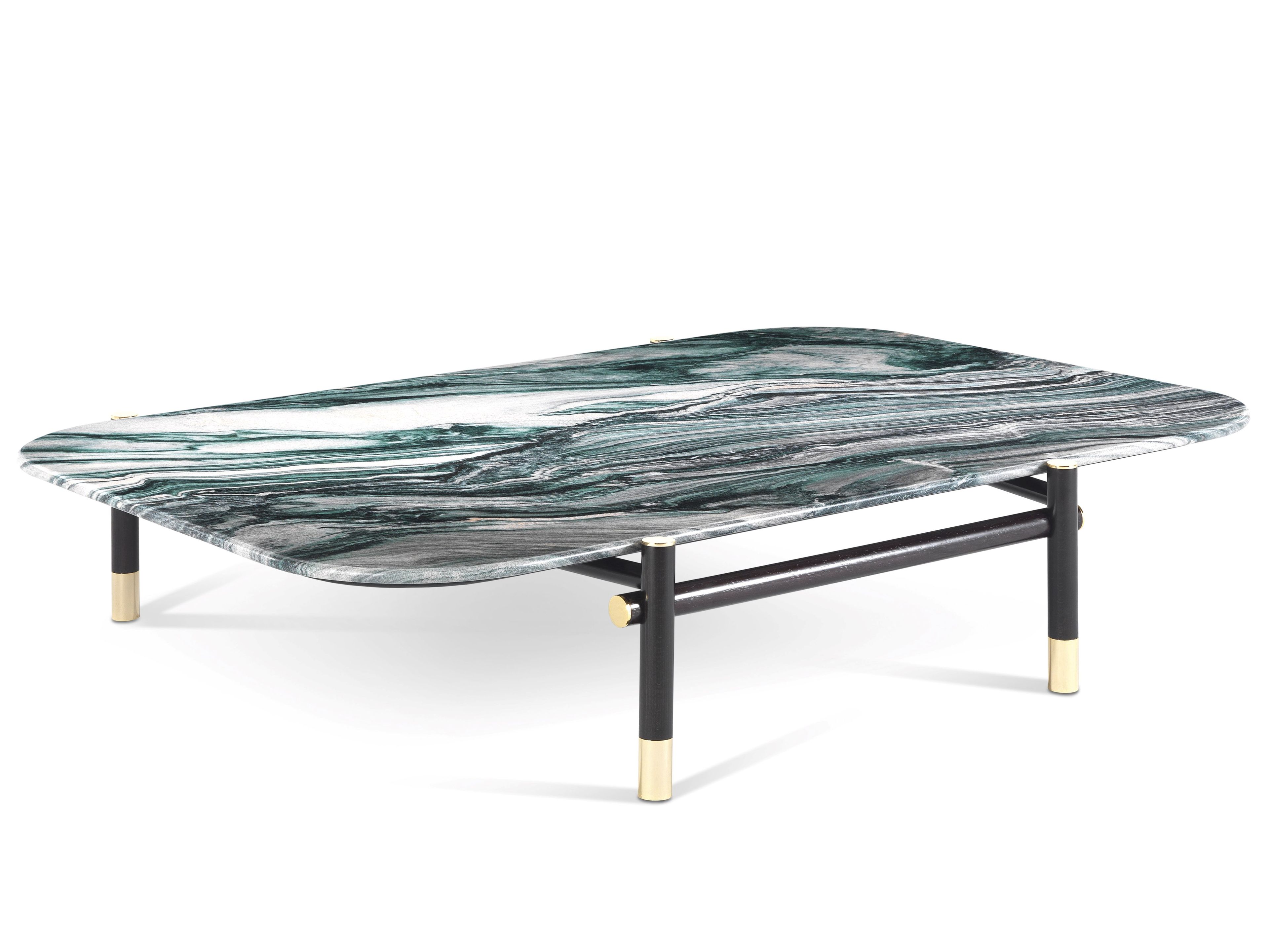 Прямоугольный журнальный столик из мрамора и дерева ETRO Home Interiors Woodstock ARCH-00098978 - Вид №2