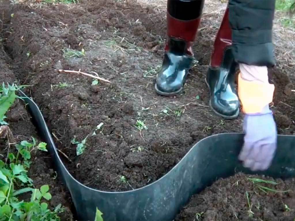 Лента бордюрная 600 мм x 10 м, 2 мм ГеоПластБорд GPBST-49 - Вид №4