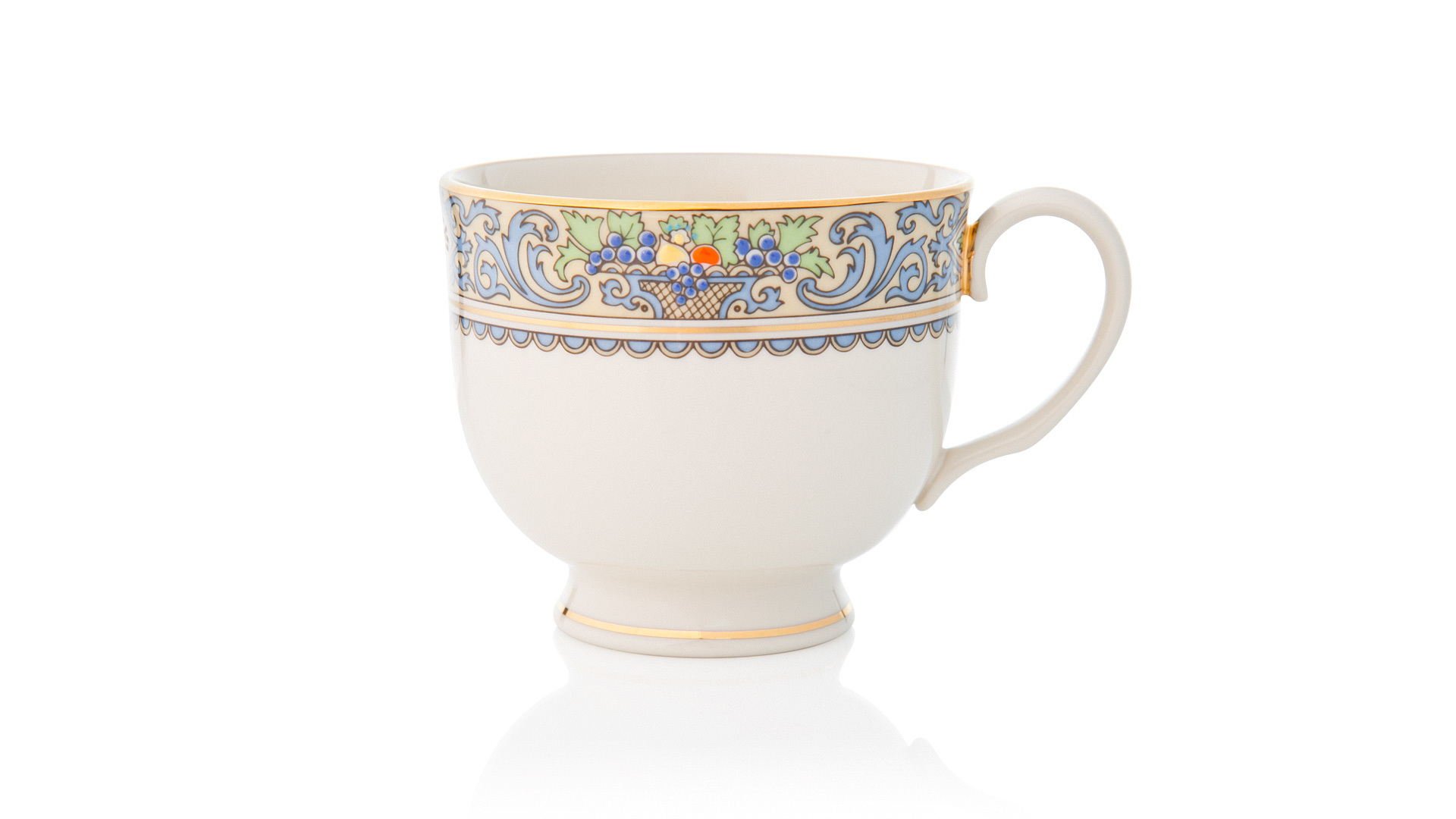 10536576 Lenox Чашка чайная с блюдцем Lenox "Осень" 200мл Фарфор костяной  - Вид №1