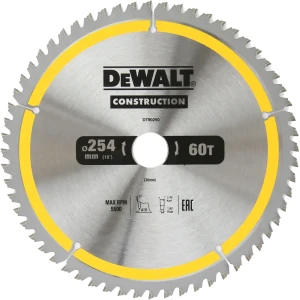 Диск пильный по дереву Dewalt 60 Т 254x2.4 мм