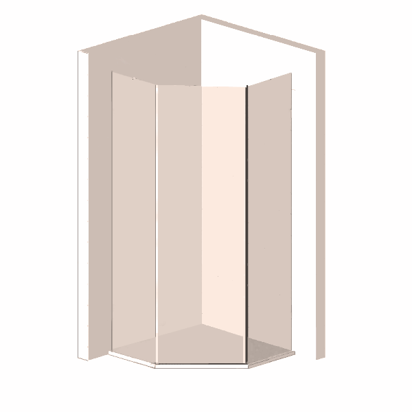 VSP-1S100CH Душевой уголок Vincea Stresa Santreyd - Вид №2