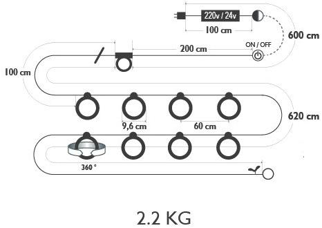 Fermob Подвесной светильник для улицы в абс Hoop 3501 - Вид №2