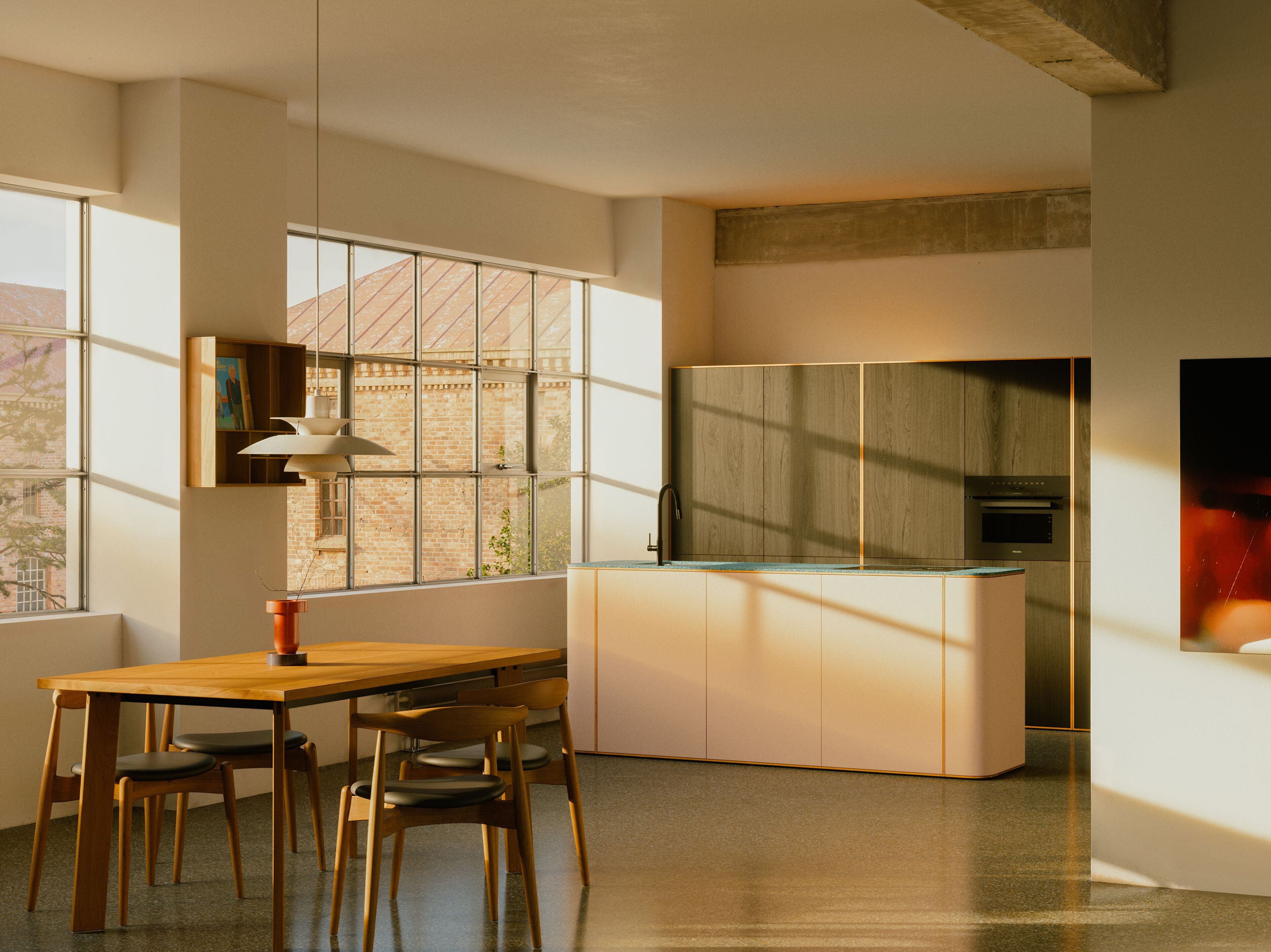 Встроенная кухня с островом Neuvermoebelt TINY KITCHEN "HOME" ARCH-00058737