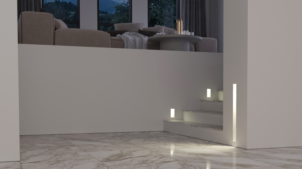 SN 027 Встраиваемый стеновой гипсовый светильник Stellanova SUBRA  - Вид №2