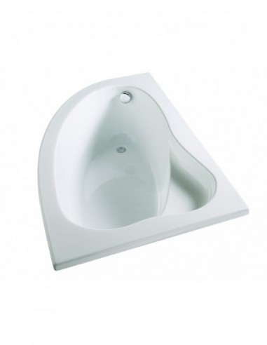 674800 001 00  Угловая ванна Florida, правая версия, встроенное сиденье, рама и регулируемые ножки в комплекте, 150 x 100 см Valentin  - Вид №1