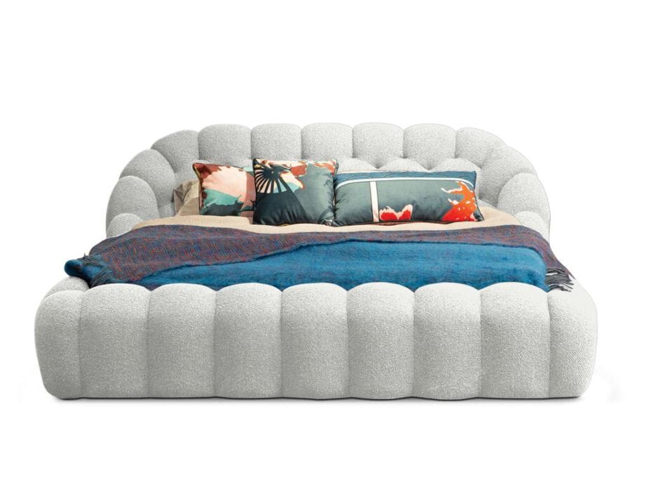 Двуспальная мягкая кровать из ткани ROCHE BOBOIS ARCH-00102953