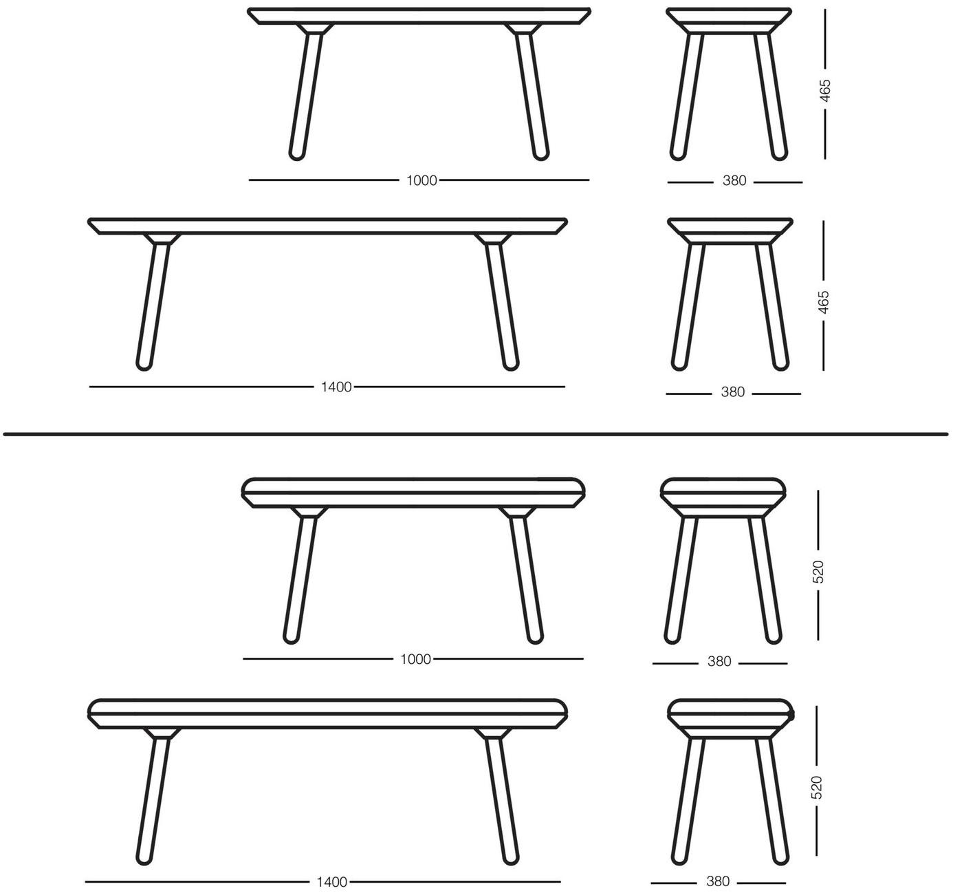 EMKO Скамейка из ясеня Naïve Naive sun-id-1352766 - Вид №7