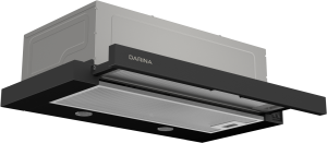 9973965 Вытяжка телескопическая Darina SMART М606В черный/черный