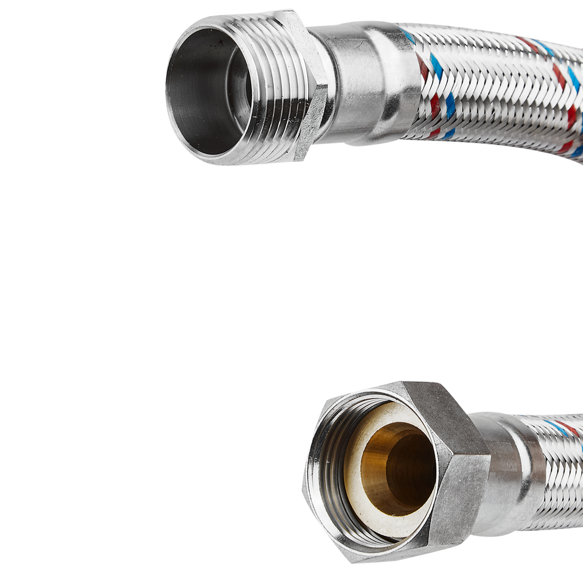 Гибкая подводка ДТРД для смесителей 1" 100 см с двойной резьбой 85683787 STLM-0065243 - Вид №5
