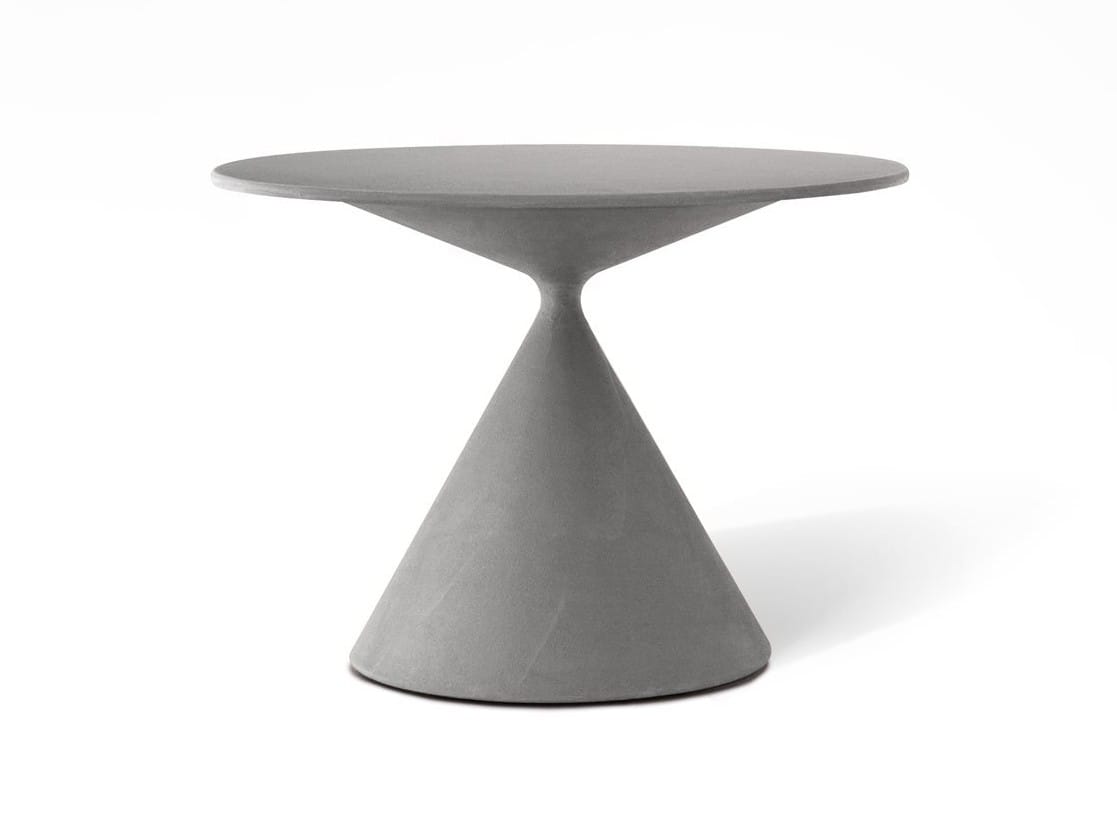 Круглый журнальный столик из полиуретана Desalto глина ARCH-00101622 - Вид №2