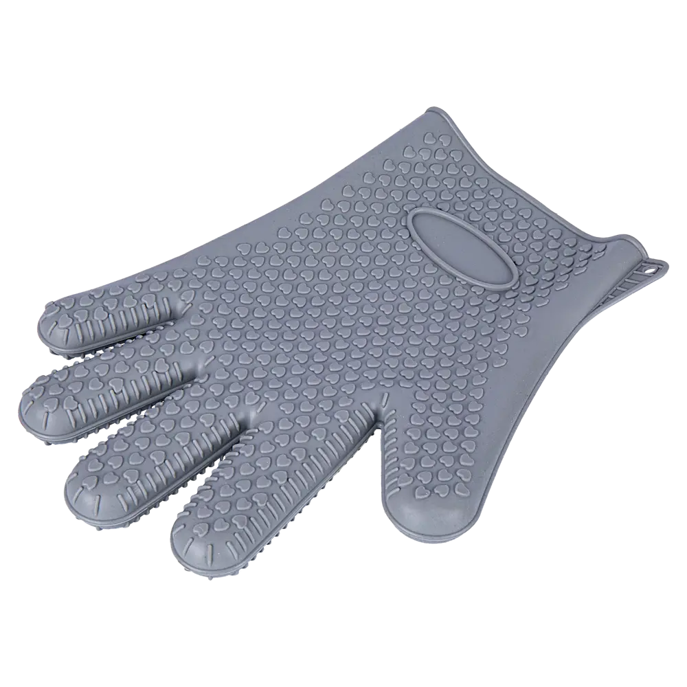 Прихватка-варежка 27.5x19 см силикон цвет серый Santreyd STLM-2026029