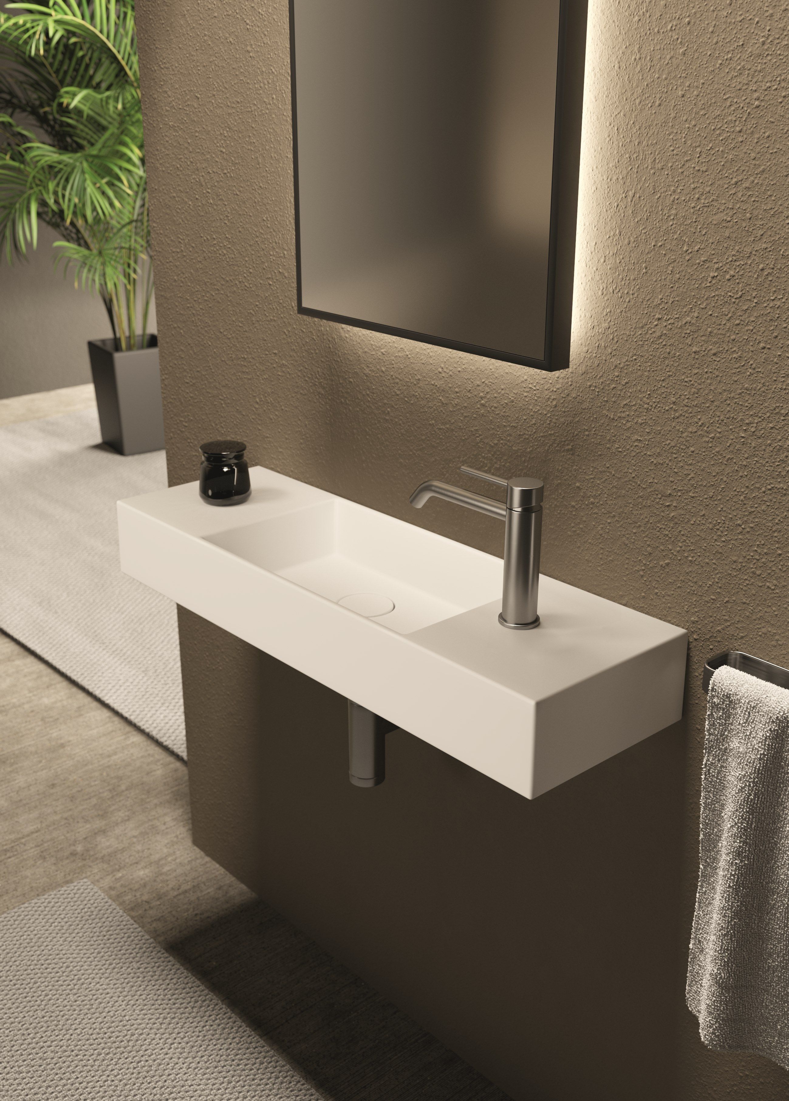 Керамическая прямоугольная столешница для мытья рук Alice Ceramica Шпион ARCH-00126165 - Вид №29