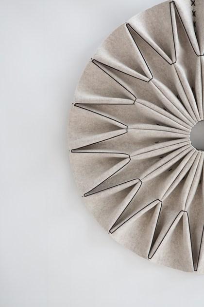 BuzziSpace Акустическая стеновая панель из войлока Buzzipleat sun-id-1409836 - Вид №1