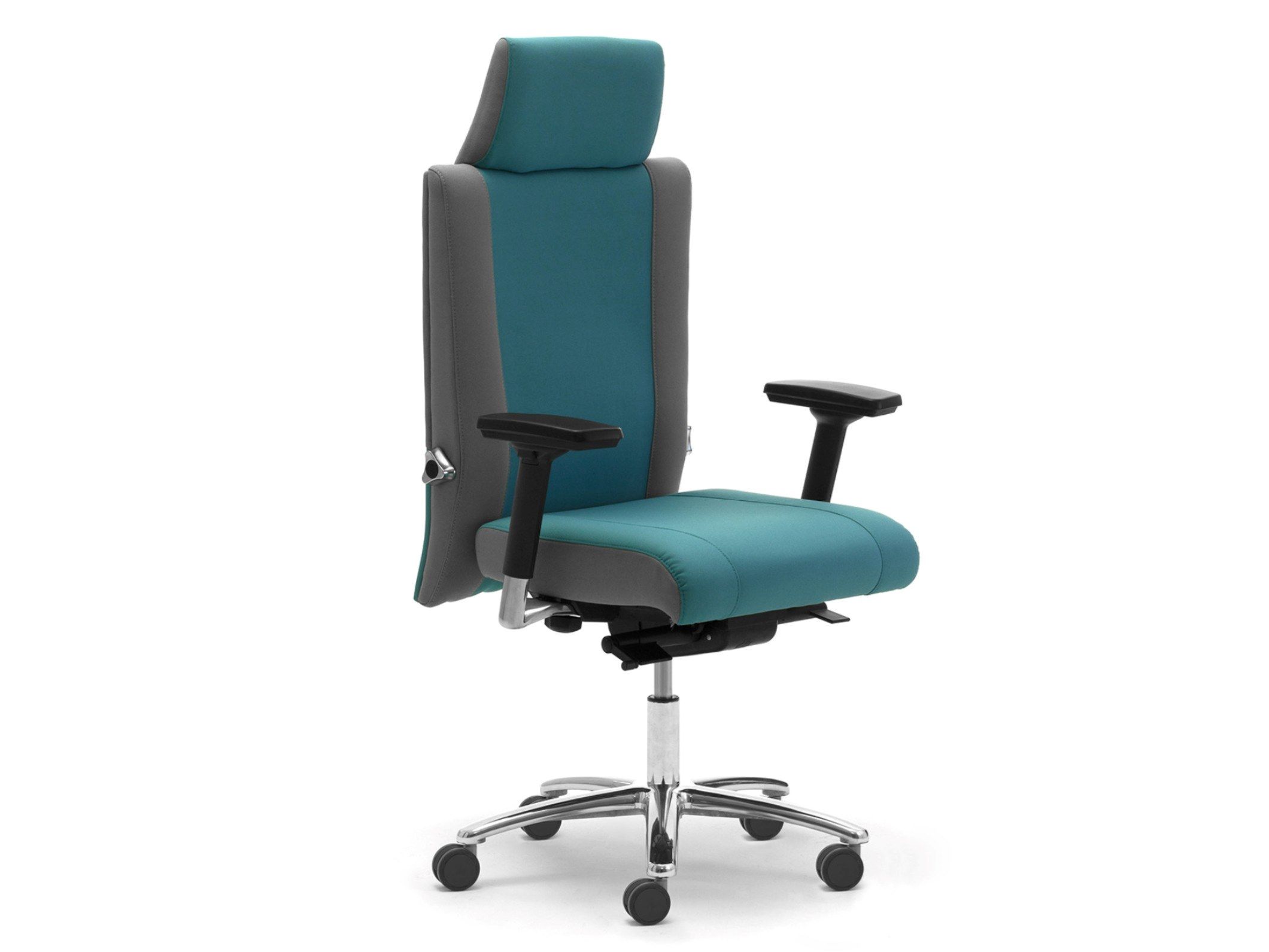 5 спиц подлокотник ткань поворотный операционный стул офис Leyform Non Stop 24H ARCH-00139022 - Вид №6