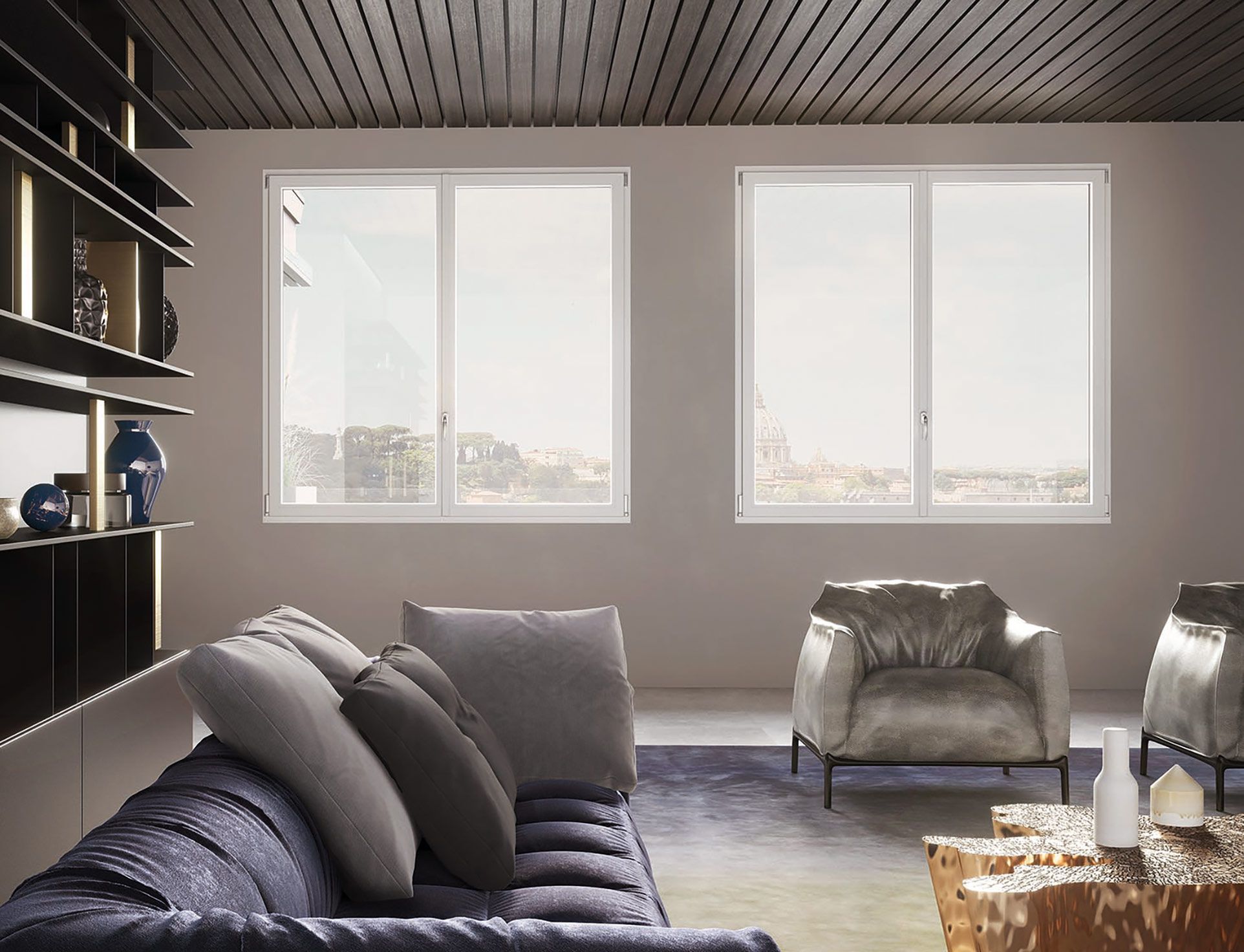 ПВХ створки окна D&V Serramenti LIGHT PLUS ARCH-00110572 - Вид №5