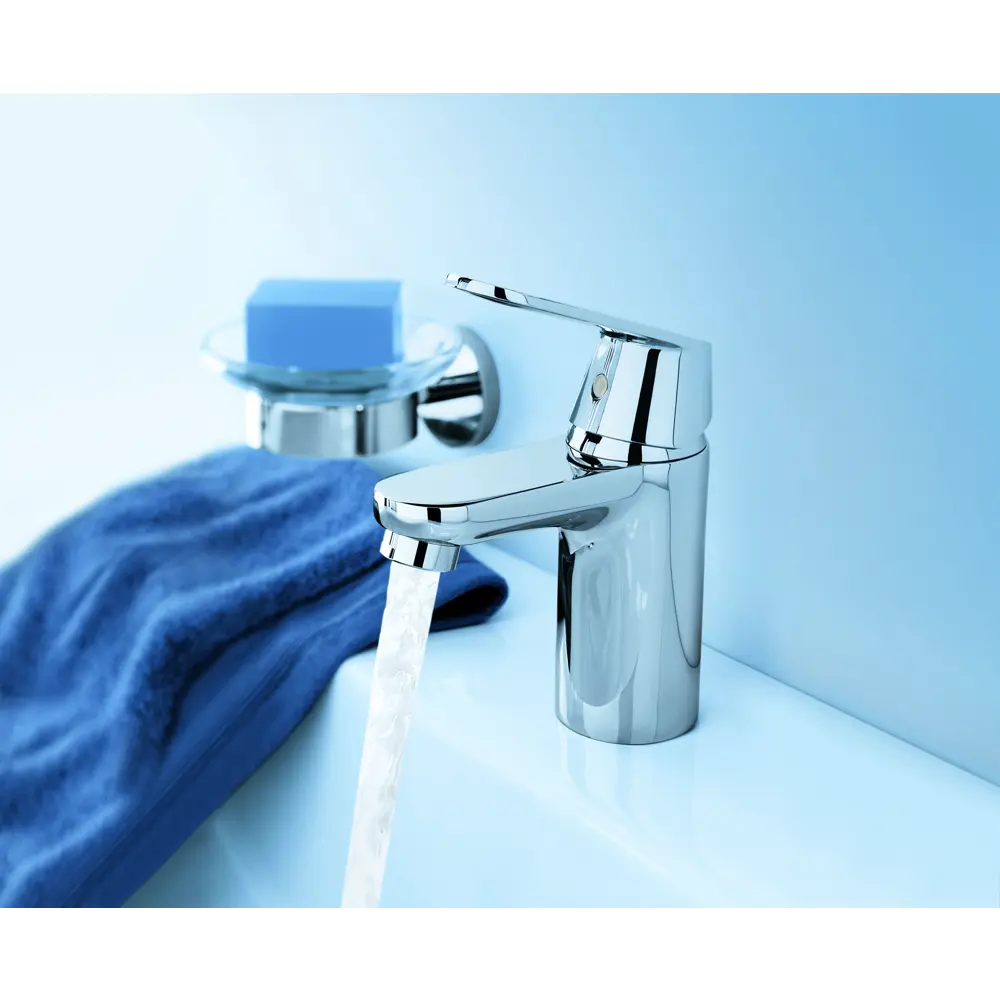 Смеситель для раковины Grohe Eurosmart Cosmo S однорычажный цвет хром 82199639 STLM-2103141 Eurosmart Cosmopolitan - Вид №9