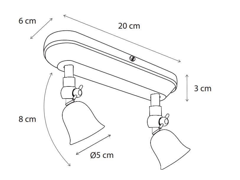 Регулируемый светодиодный прожектор из латуни Authentage Lighting Fleure ARCH-00110048 - Вид №2