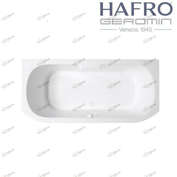 Ванна встраиваемая с гидромассажем DUO 170 см 2DUA1S3C Gruppo Geromin