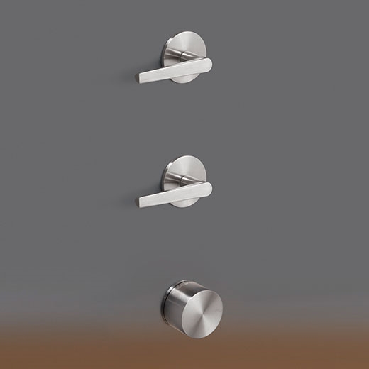 Термостатический смеситель для душа набор с 2 запорными вентилями  FLG52 CEADESIGN  - Вид №1