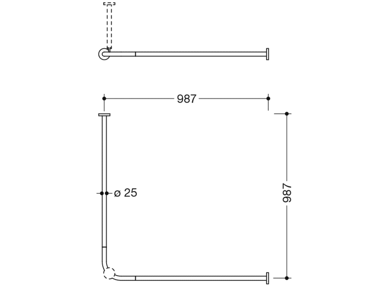 900.34.10260 Карниз HEWI System 900 - Вид №16