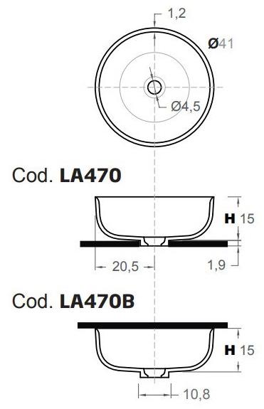 Накладная раковина на столешницу  овальная Inbani sun-id-1371776 - Вид №2