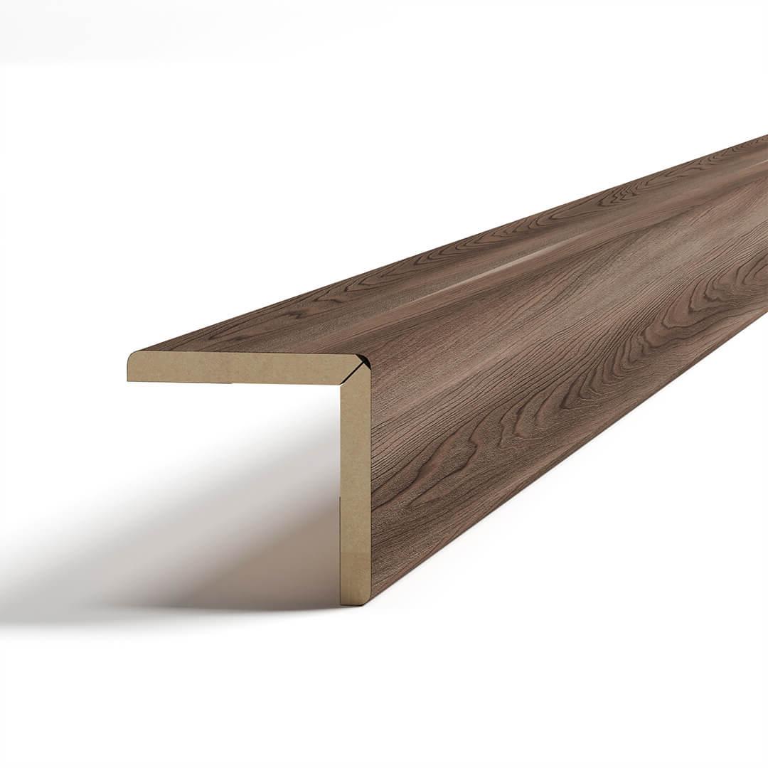 Угол универсальный МДФ STELLA 2700*24*24 Орех Бразильский (10) Light STSR-129