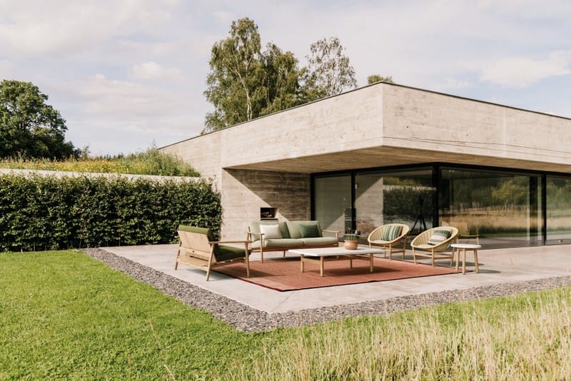 2-местный тканевый садовый диван Kettal ARCH-00145525 - Вид №3