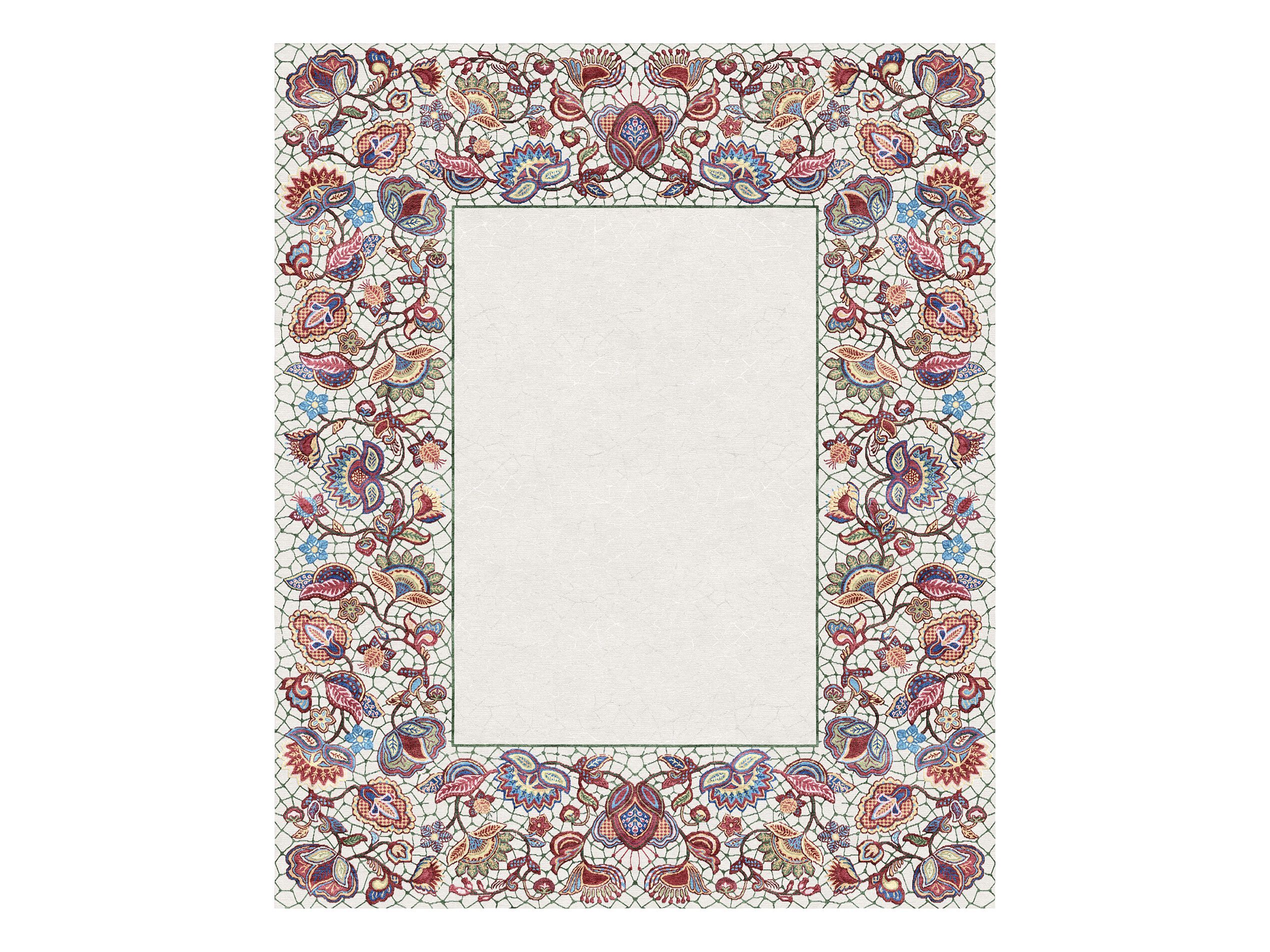 Прямоугольный ковер ручной работы Tapis Rouge Dentelle ARCH-00130522 - Вид №1