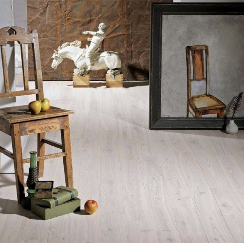 Инженерная доска Coswick Бражированная Облачный Ясень Натур с брашью (Текстурированная) 300…1845х107,95 мм 12213235 - Вид №4