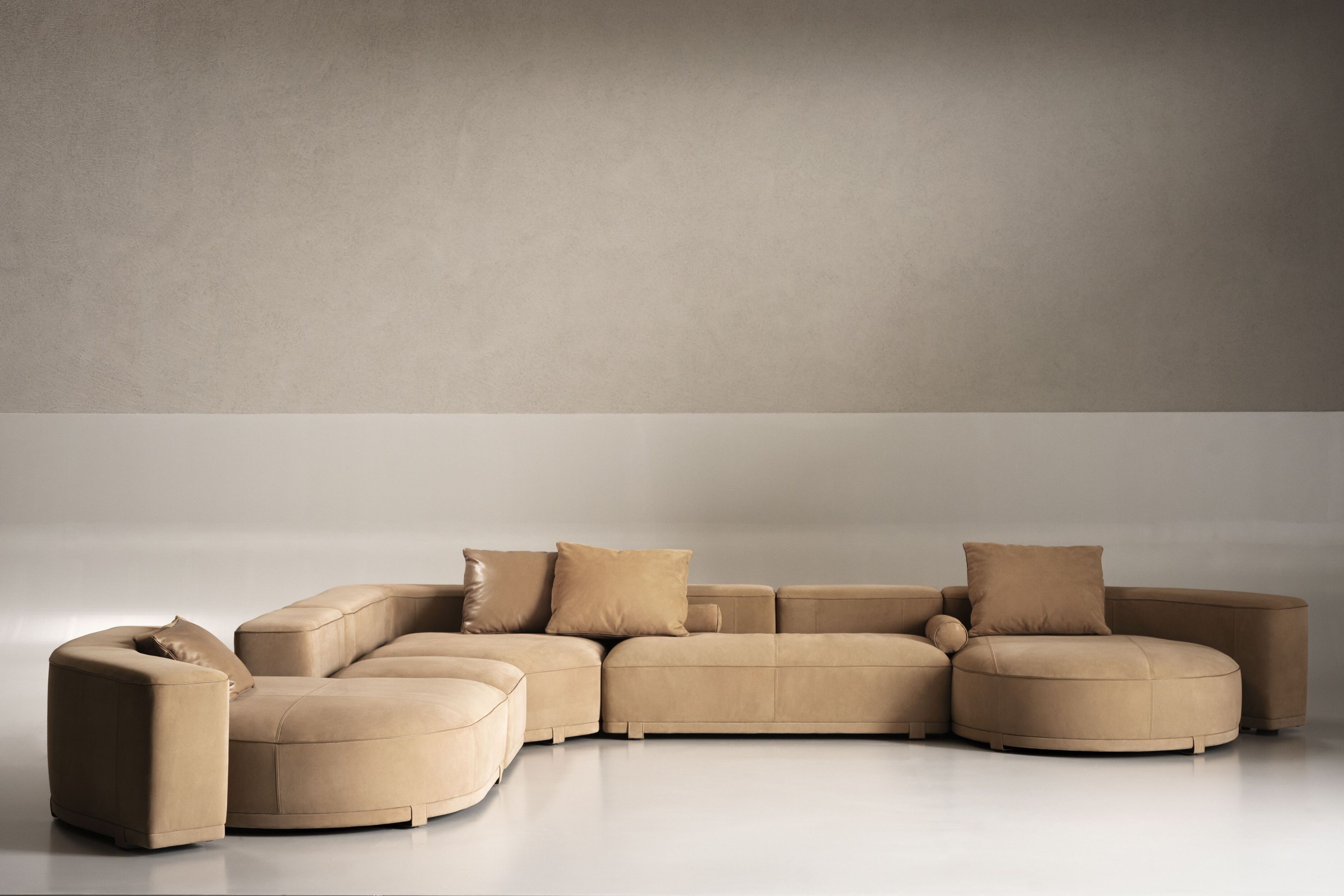 Кожаный модульный диван Baxter JULIETTE ARCH-00053298 - Вид №15