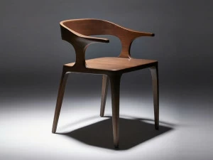 REDA AMALOU DESIGN Стул из орехового дерева