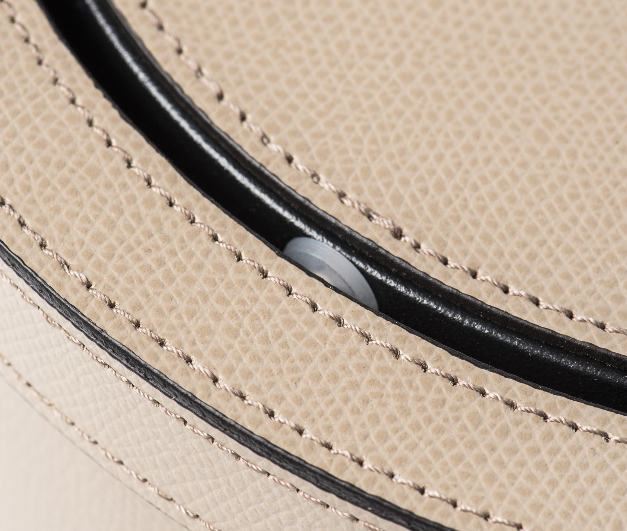 Контейнер с наклонной крышкой - Ø 21,5XH32,5 см / зернистая кожа_earth Pinetti 00.0328.029.049 - Вид №2